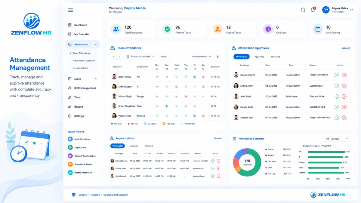 ATTENDANCE MANAGEMENT feature preview