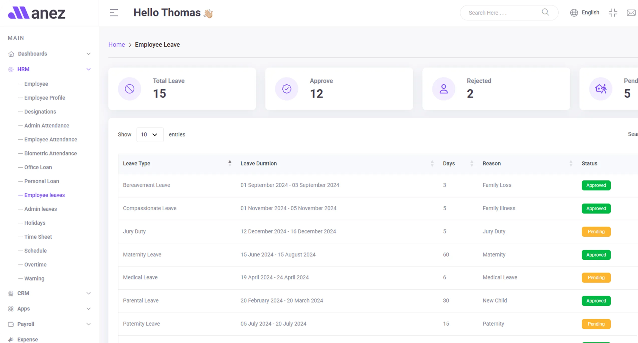 Employee Management feature preview